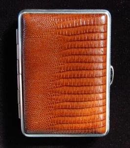 Braune Eidechse Ledertasche - Bild 1 von 6