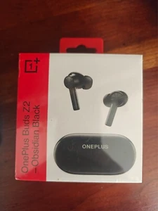 Unused Obsidian Black OnePlus Buds Z2 True Wireless Earbuds in Retail Pkg - Zdjęcie 1 z 3