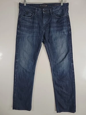 Guess Premium Jeans Mens 36x32 Dark Wash Lincoln Slim Straight Cotton Polyester  - Image 1 of 4