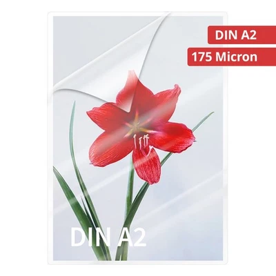 Olympia 9184 Laminierfolien DIN A2, 175µ, 25er Pack, hochtransparent, hohe - Bild 1 von 2