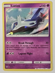 2017 Sun & Moon Shining Legends Latios 41/73 Holo - Picture 1 of 2