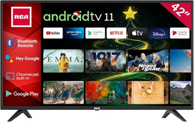 Smart TV 42 Pollici (106 Cm) Android TV Con Google Assistant, Netflix, Chromecas - Immagine 1 di 4