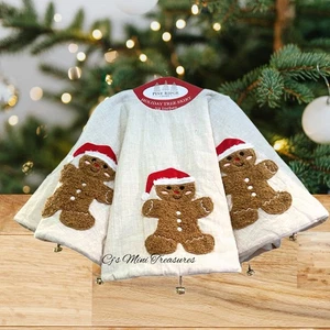 Weihnachten Lebkuchen Junge Baum Rock mit Glocken Neu 52" Dekor - Bild 1 von 7