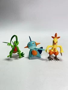 Marshtomp Combusken & Grovyle 2,5" Gelenkfiguren - Pokemon 2016 Tomy - Bild 1 von 10