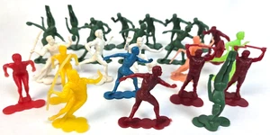 Lote de 25 atletas figuras de juguete de plástico vintage Juegos Olímpicos Pepsico Hong Kong 1964 - Imagen 1 de 10