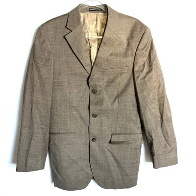 Andrew Fezza Blazer Para Hombres 38L Abrigo Deportivo Tostado Lana Peinada Traje Chaqueta Oficina Foto 1 de 4