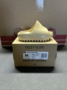 New Adidas Yeezy Slides Desert Sand  Size 8k - FW6346 - Picture 1 of 5