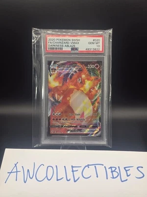 PSA 10 2020 S&S Darkness Ablaze Charizard Vmax  020/189 - Image 1 of 2
