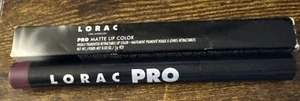 NIB Lorac Pro Matte Lip Color, 0.03 oz. - Aubergine - Picture 1 of 4