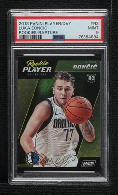 2018 Panini Player of the Day Rookies Rapture /20 Luka Doncic #R3 PSA 9 MINT RC - Image 1 of 2