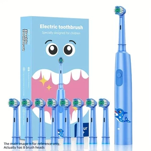 Spazzolino Elettrico con Ricarica USB Rapida, Batteria al Litio 600mAh - Foto 1 di 10