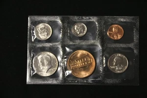 1985-D U.S. Mint Souvenir Set, 5 BU Coins, Mint Cello, No Envelope - Picture 1 of 2