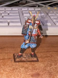 Russian Made Japanese Samurai 2.5" Tin/Lead Alloy Hand Painted figure St Petersb - Picture 1 of 8