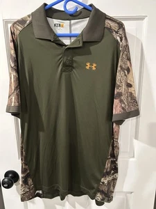 Under Armour Polo Shirt Camo Size X-Large - Picture 1 of 5