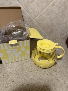 Ecolution Micro Pop 3 Qt Microwave Popcorn Popper Glas Brand New In Box Yellow - Picture 1 of 10