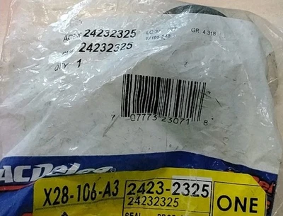 Sello de eje de salida delantero ACDelco GM# 24232325 para Chevy Olds Avalanche Suburban Foto 1 de 3