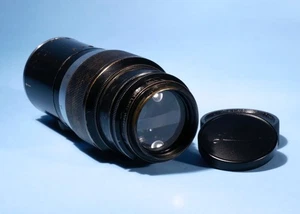 Leica Leitz Hektor 135mm f/4.5 13.5cm Telephoto Black Brass Lens * LTM M39 39mm - Picture 1 of 9