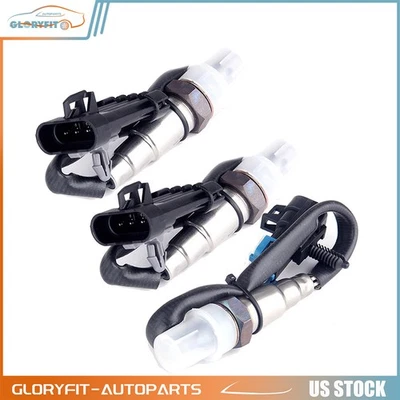 3pcs For 1996-2000 GMC Savana 1500 2500 Chevy C1500 O2 Oxygen Sensor Front&Rear - Image 1 of 4
