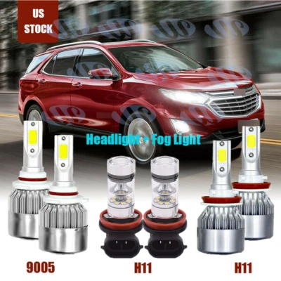 Combo bombillas antiniebla faros LED para Chevrolet Cruze 2016-2018 H11 9005 H11 Foto 1 de 4