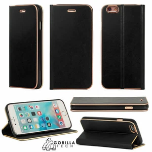Flip Wallet Leather Case Cover New Ultra Slim Stylish Design For Mobile Phones - Picture 1 of 24