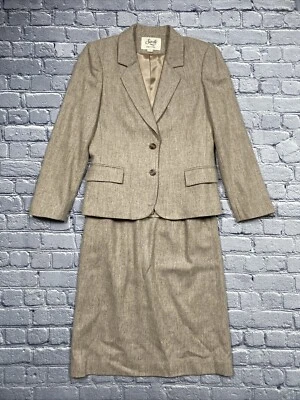 Conjunto de traje falda blazer y falda vintage Saville Petites de 2 piezas para mujer talla 6 Foto 1 de 4