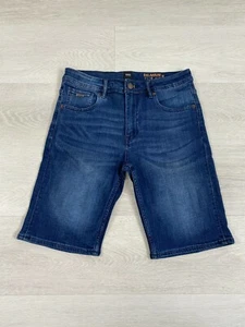 New Hugo Boss Denim Shorts DELAWARE BCLP in Blue Men's Size 31 - Picture 1 of 7