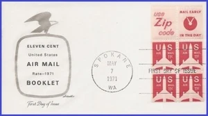 USA5 #C78a U/A ARTMASTER FDC BKLT4 Jet Airliner - Bild 1 von 1