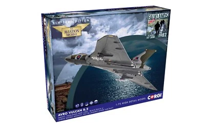 Corgi Avro Vulcan B.2 - "Black Buck 6" 1:72 Scale Die-Cast Airplane AA27206 - Image 1 of 4
