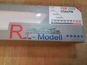 RAILTOP HO. 86103. LEERKARTON FÜR PERSONENWAGEN EDELSTAHL SBB CFF CISALPIN III - Bild 1 von 4