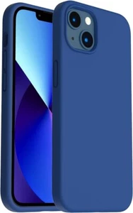 ORNARTO Shockproof Liquid Silicone Designed for iPhone 13 Case Gel Rubber - Picture 1 of 3
