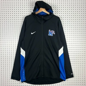 Memphis Tigers Nike Basketball Jacket XLT XL Tall Black Warm Court Black Elite - Picture 1 of 7