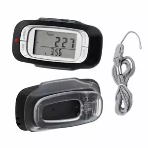 3D Sensor LCD Pedometer Step Walking Distance Calorie Counter Jogging Running - Picture 1 of 11