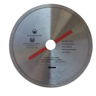 Diamanttrennscheibe Diamantscheibe 110-230 mm Fliese Feinsteinzeug Granit Marmor