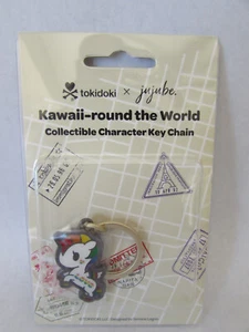 Jujube Tokidoki Kawaii Round The World Rainbow Love Unicorn Keychain Key Chain - Picture 1 of 1