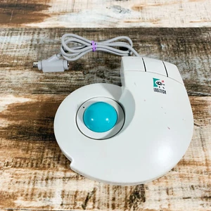 Vintage Logitech T-AE2 Trackman Stationäre Trackball Maus - getestet & funktionsfähig - Bild 1 von 2