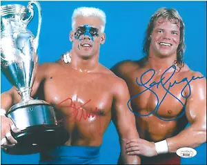 Sting & Lex Luger Autographed Photo with JSA - Picture 1 of 1