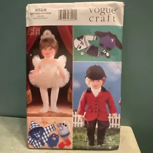 VOGUE 9528 American Girl Doll Pattern Ballet Soccer Beach Equestrian 18" Doll - Picture 1 of 5