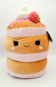 Juguete de peluche grande Squishmallows 16" Sawtelle the Strawberry Pancakes S16 #1691 - Imagen 1 de 4