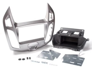 For Ford Tourneo Connect PJ2 Car Radio Panel Mounting Frame Double Din Silver - Picture 1 of 2