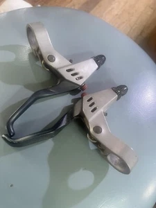 Vintage Mountain Bike 90s Avid Speed Dial Brake Levers Gray Left + Right Set - Picture 1 of 2
