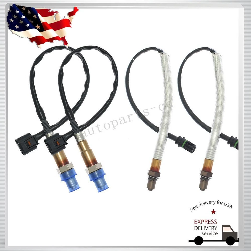4Pcs Up&Downstream Oxygen O2 Sensor For BMW 550i xDrive Alpina B7 2011-2015 4.4L - Image 1 of 4