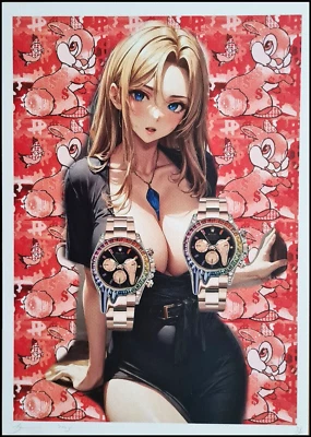DEATH NYC * Anime * 45 x 32 cm * signed * limited * Certificate # xx/120 - Bild 1 von 4