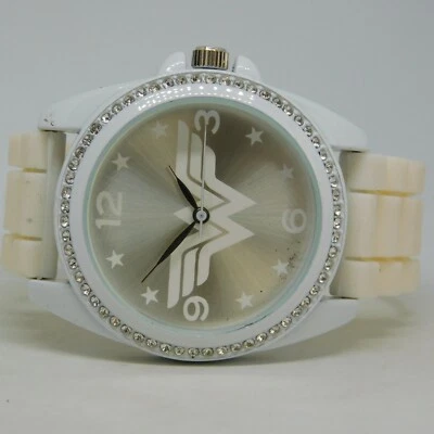 TM & C DC Comics WOW9034SPCR Wonder Woman Quartz Women's Watch New Battery - Image 1 of 4