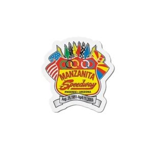 Manzanita Speedway Vintage Sprint Car Racing Die-Cut Magnets - Picture 1 of 16