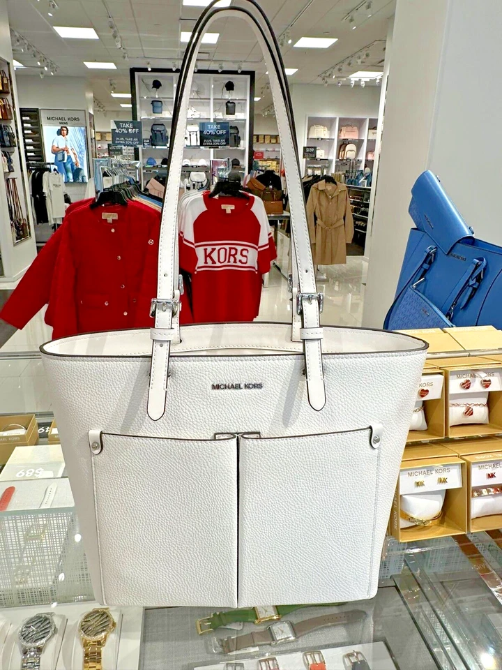 Michael Kors Women Jet Set Travel Medium Double Pocket Tote Non-Leather