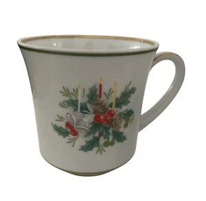 Noritake Stechpalme Tasse weiß Weihnachten Urlaub Beeren 3er Set  - Bild 1 von 9