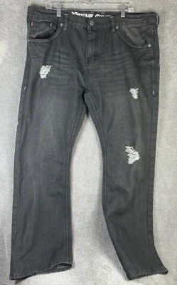 Xtreme Couture Jeans Men's 40x32 Gray Denim Skater Hip Hop Y2K Distressed - Image 1 of 4
