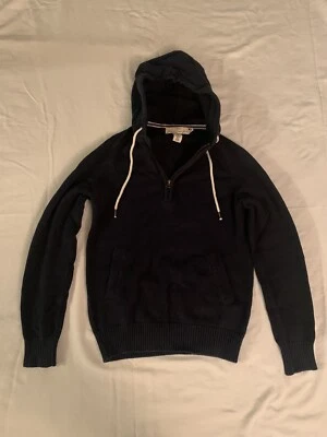 L.O.G.G. by H&M Sudadera con Capucha Azul Marino Cuarto Cremallera Para Hombre Talla Pequeña Foto 1 de 4