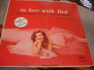 RED NICHOLS in love with red, nm PROMO lp on CAPITOL, 1957 mono - Picture 1 of 2