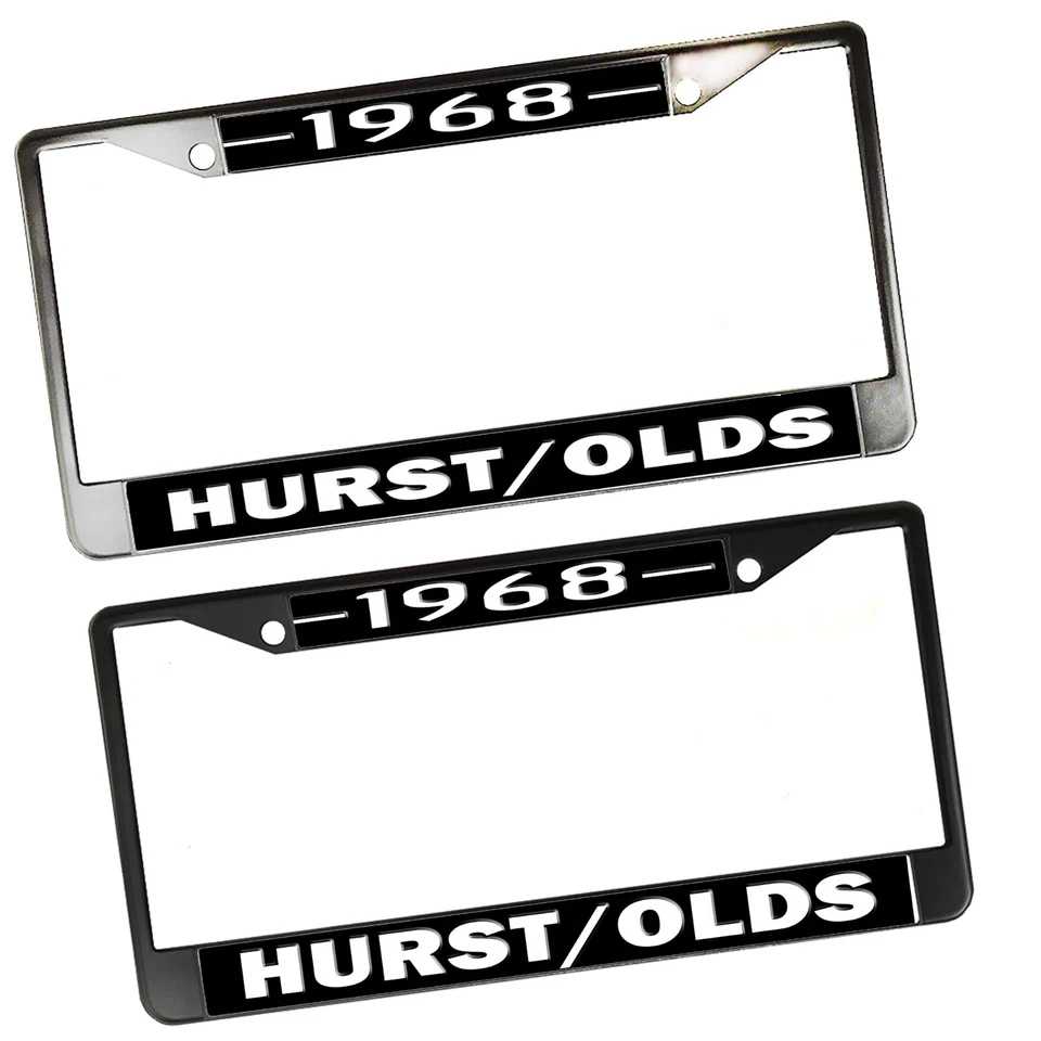 1968-1984 Oldsmobile Hurst Olds Metal One quadro de placa - Imagem 1 de 1